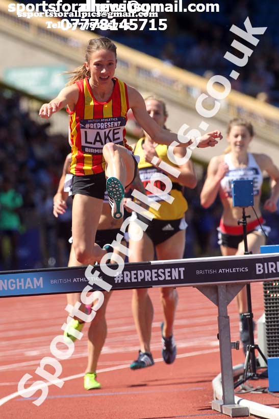 Womens 3000 metres steeplechase, World Championship Team Trials, Alexander Stadium, Birmingham